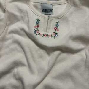 OshKosh White Embroidered Top